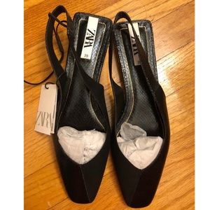 ZARA black flats